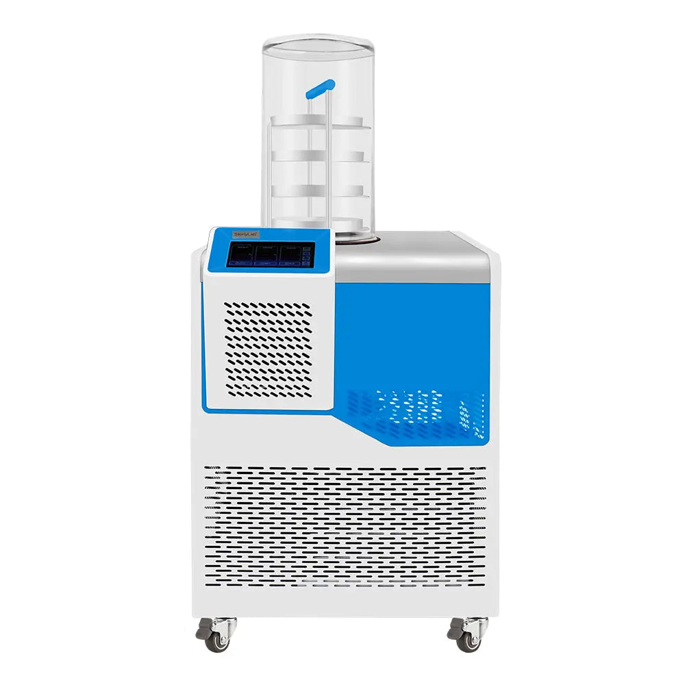 StonyLab Vertical Freeze Dryer with Vacuum Pump for professional laboratory applications
