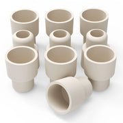 Side view and dimensional layout of the durable StonyLab Rubber Stoppers