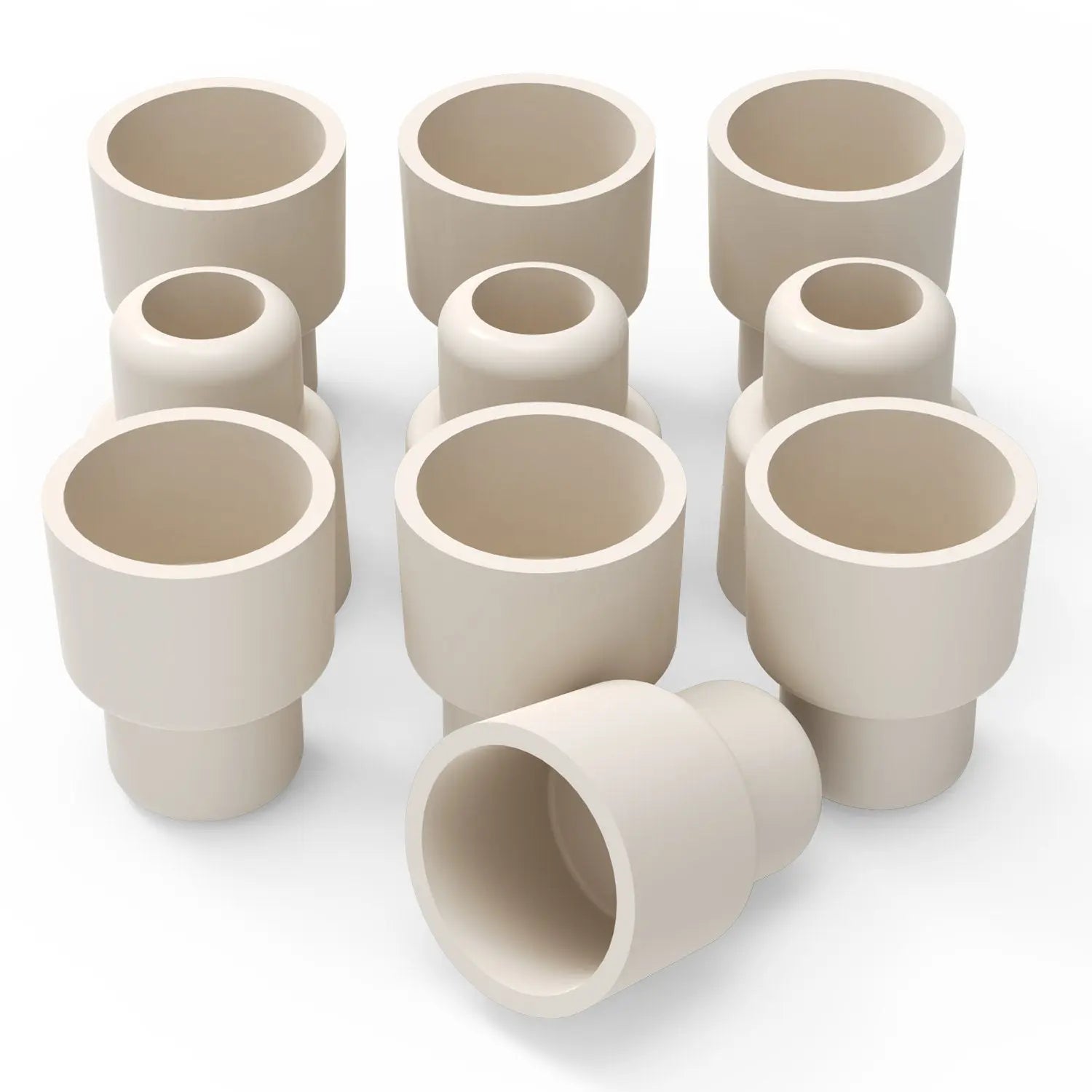 Side view and dimensional layout of the durable StonyLab Rubber Stoppers