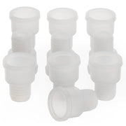Side view and dimensional layout of the durable StonyLab Silicone Stoppers