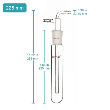 Glass Vacuum Cold Trap , 200/225/250 mm Bottles - Bubblers