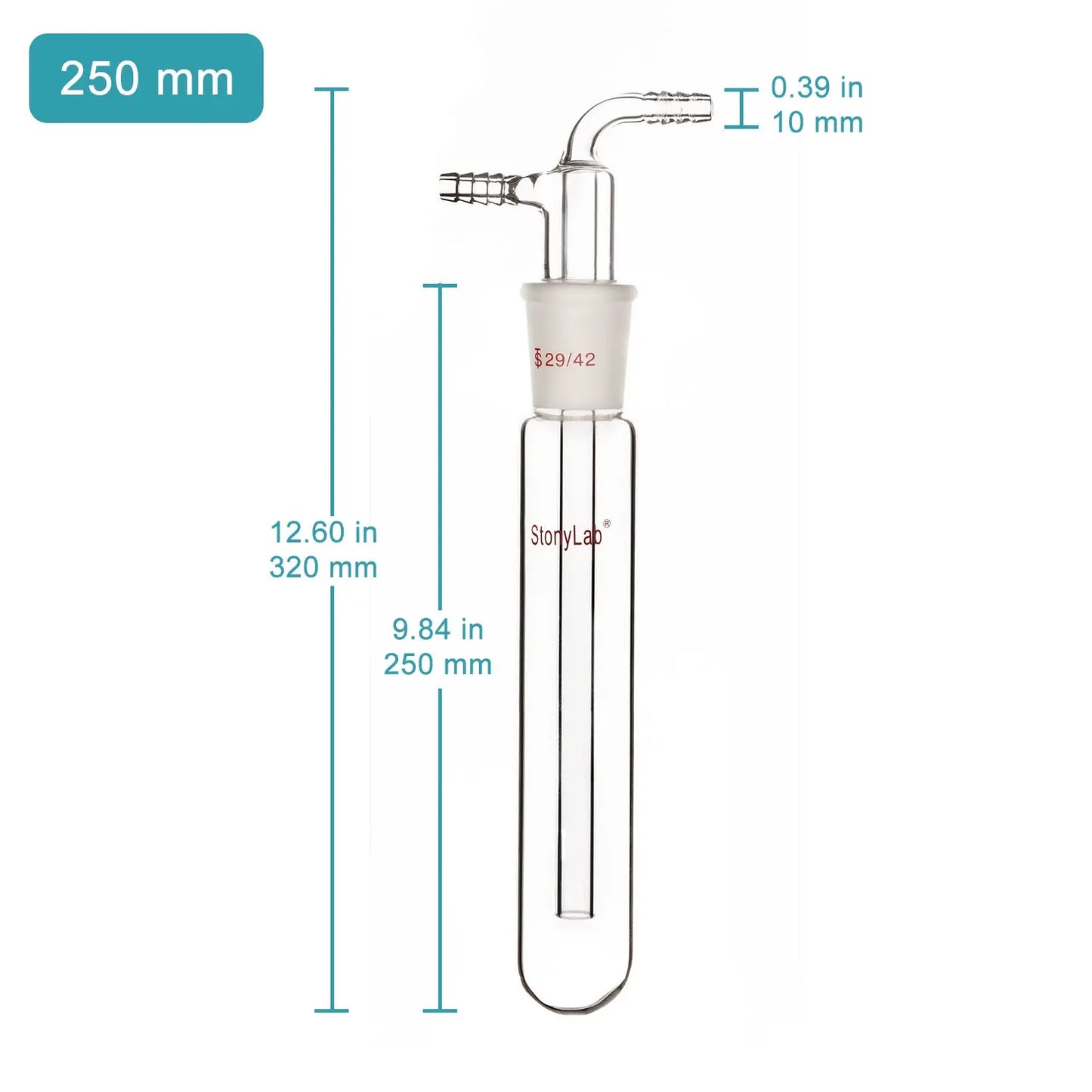 Glass Vacuum Cold Trap , 200/225/250 mm Bottles - Bubblers