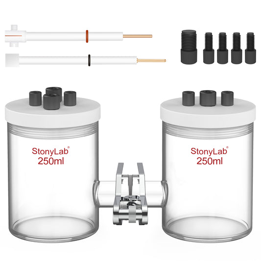 H-Type Electrolytic Cells with Two Electrodes [50-500 ml]