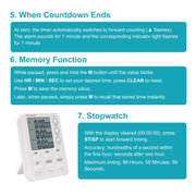 3-channel digital laboratory timer with hour minute second countdown and count up modes for laboratory experiments StonyLab