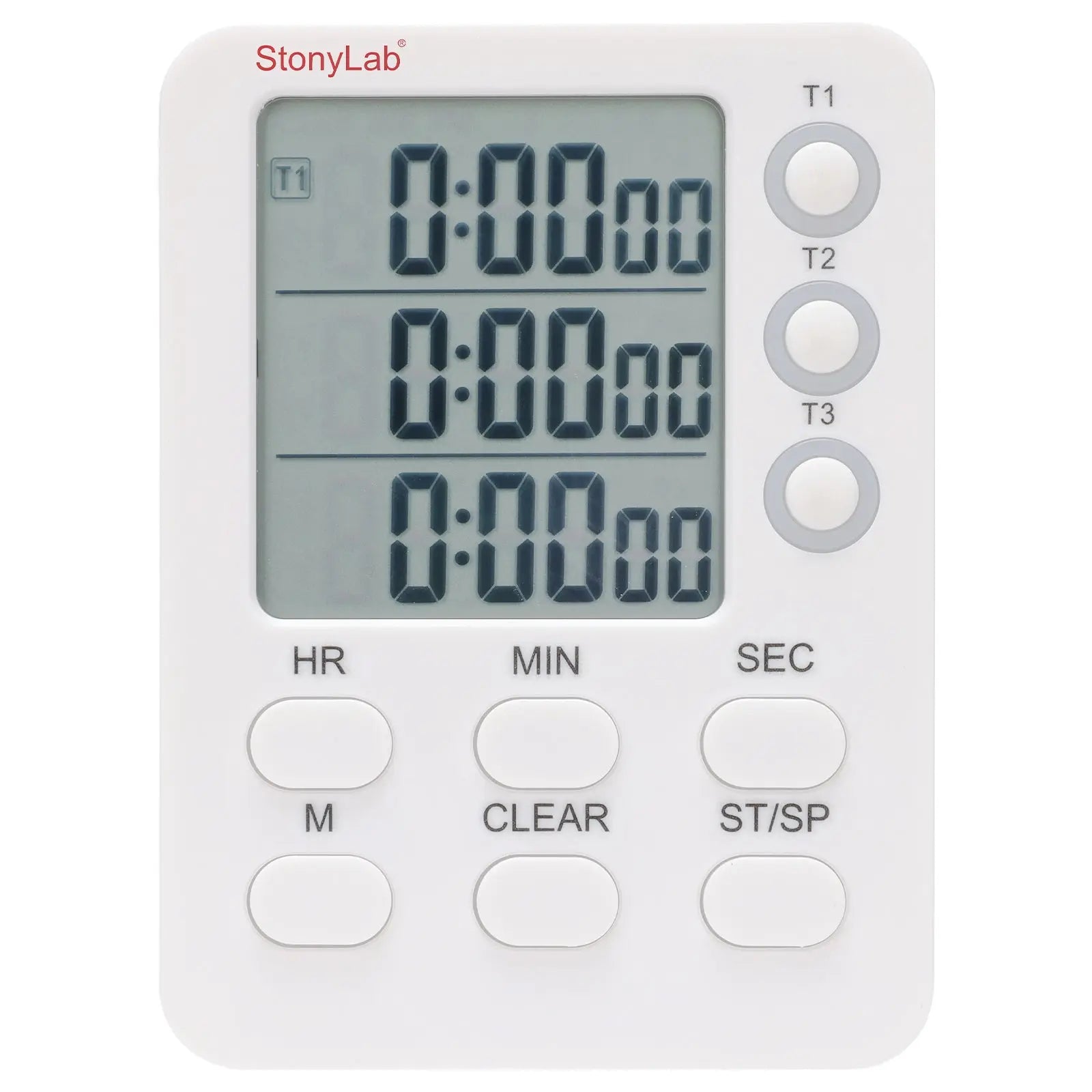 3-channel digital laboratory timer with hour minute second countdown and count up modes for laboratory experiments StonyLab