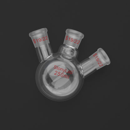3 Neck Round Bottom Flask, 19/22 Joints, 50-5000 ml Flasks-Round Bottom-3 Neck