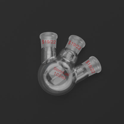 3 Neck Round Bottom Flask, 19/22 Joints, 50-5000 ml Flasks-Round Bottom-3 Neck