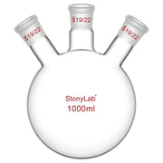 StonyLab 3-Neck Round Bottom Flask for professional laboratory applications