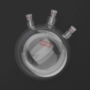 Comprehensive product view and setup components for StonyLab 3-Neck Round Bottom Flask