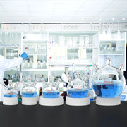 Comprehensive product view and setup components for StonyLab 3-Neck Round Bottom Flask