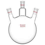 Comprehensive product view and setup components for StonyLab 3-Neck Round Bottom Flask