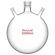 StonyLab 3-Neck Round Bottom Flask for professional laboratory applications