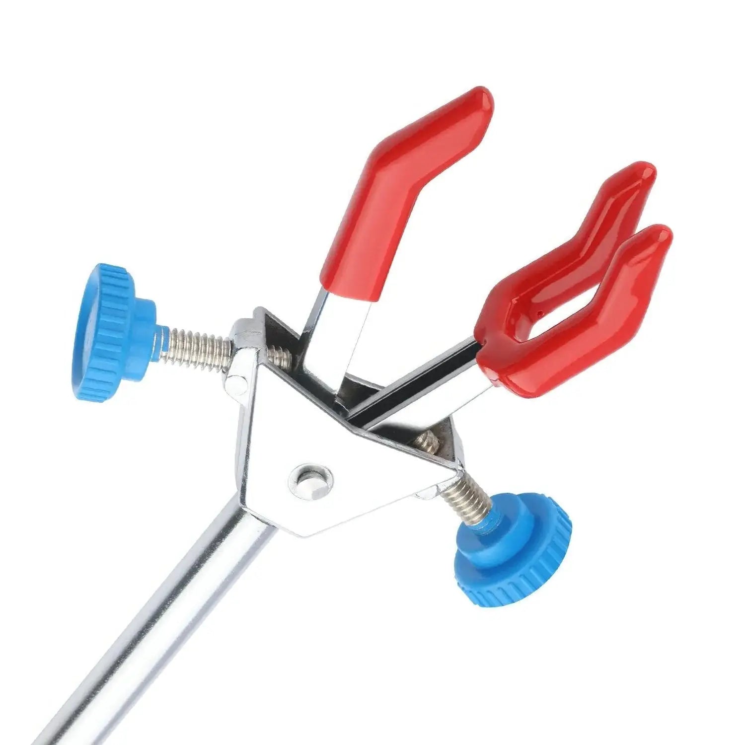 Alternative angle showing underlying build quality of StonyLab 3-Prong Dual Adjustable Clamp