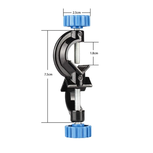 3 Prong Swivel Clamp and Bosshead Clamp Holder Set Clamps