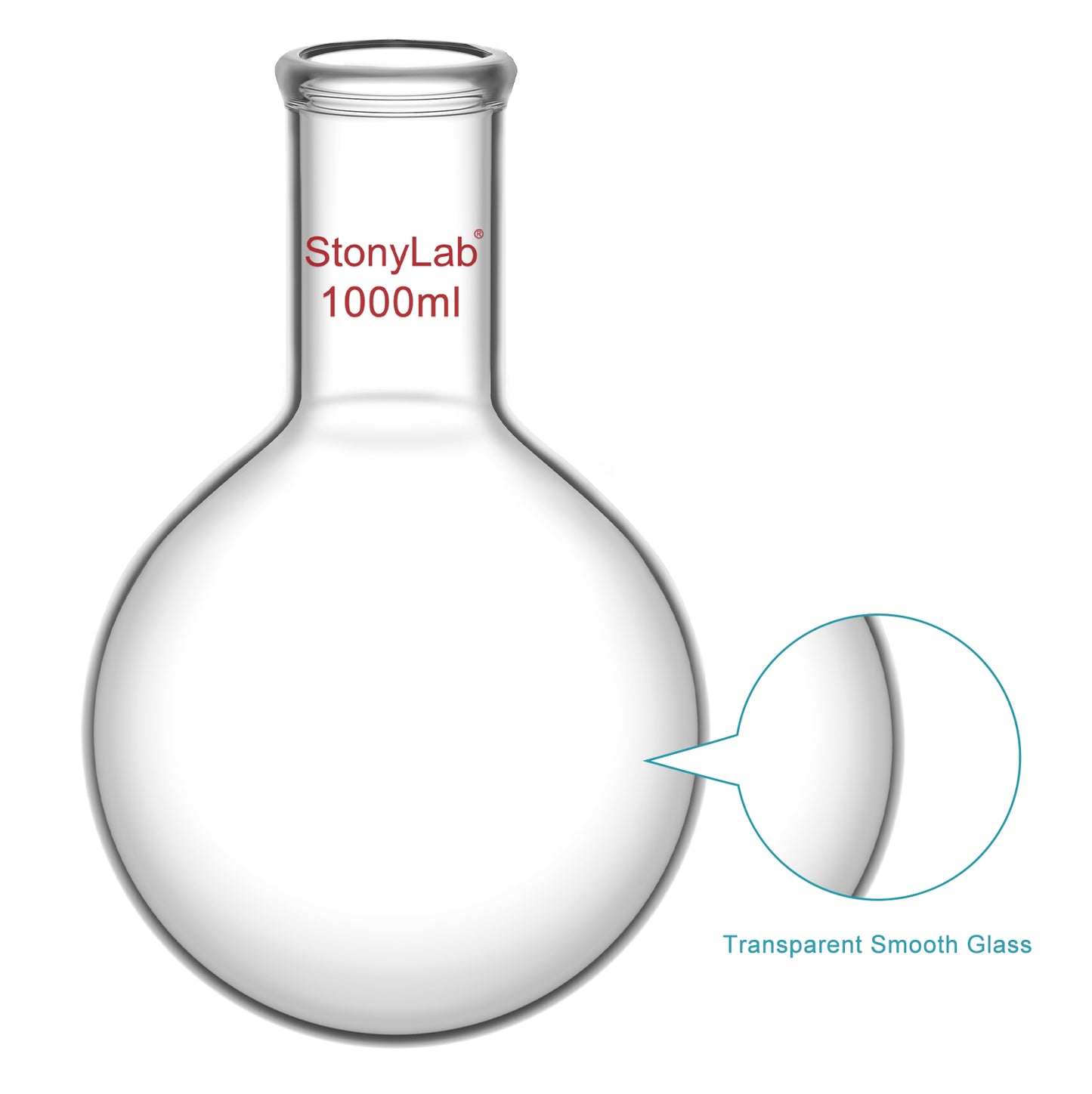 Long Neck Round Bottom Flask, 100-2000 ml