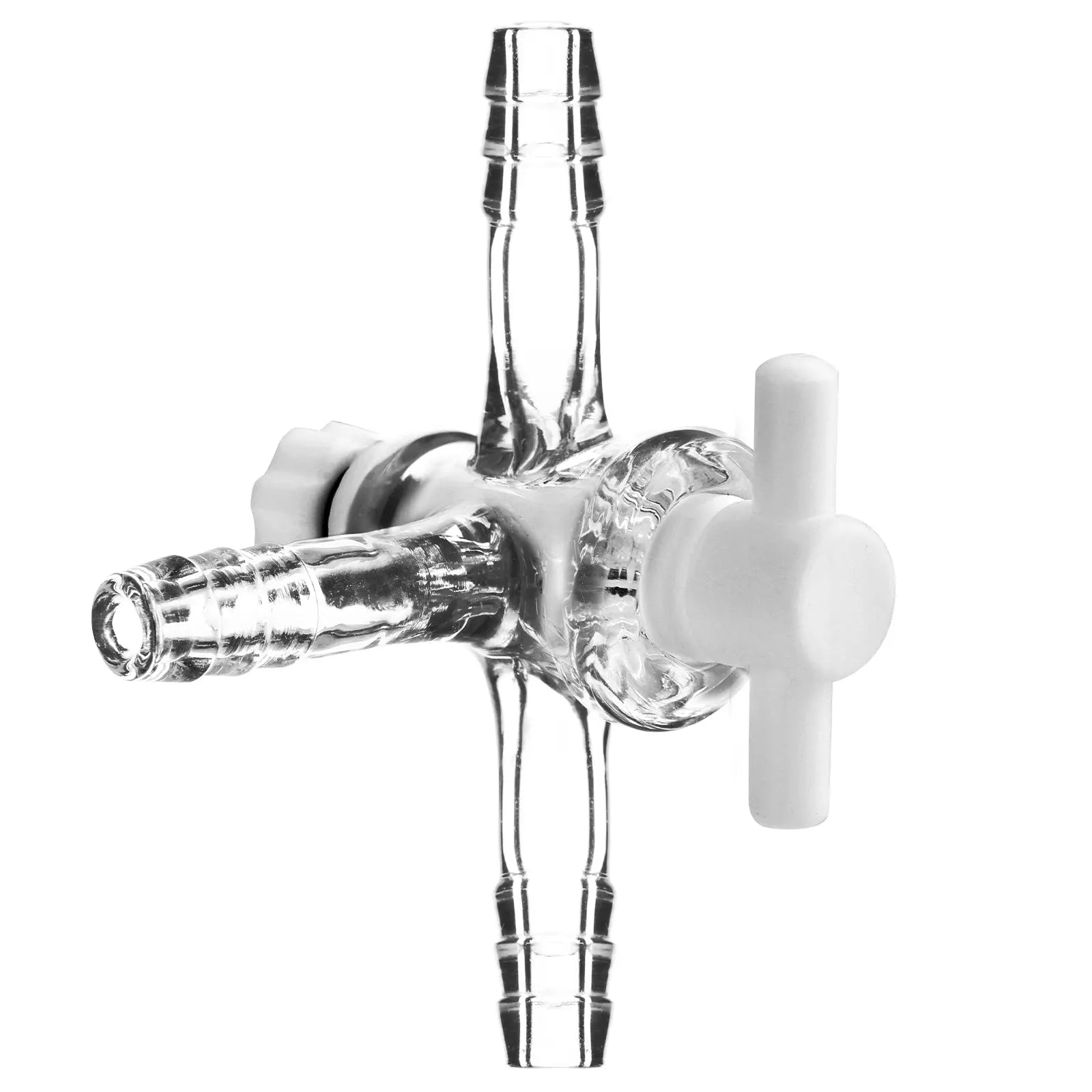 StonyLab 3-Way Flow Control Adapter w/ PTFE Valve