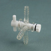 Alternative angle showing underlying build quality of StonyLab 3-Way Flow Control Adapter