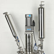 30 L jacketed 316L stainless steel reactor with mechanical stirrer and shell-and-tube condenser for laboratory chemical synthesis StonyLab