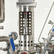 30 L jacketed 316L stainless steel reactor with mechanical stirrer and shell-and-tube condenser for laboratory chemical synthesis StonyLab