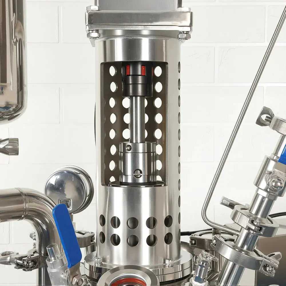 30 L jacketed 316L stainless steel reactor with mechanical stirrer and shell-and-tube condenser for laboratory chemical synthesis StonyLab
