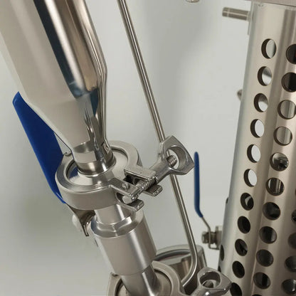 30 L jacketed 316L stainless steel reactor with mechanical stirrer and shell-and-tube condenser for laboratory chemical synthesis StonyLab