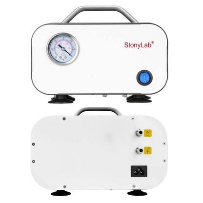 Oil-Free Diaphragm Vacuum Pump, 0.075-0.088 MPa, 10-55 L/min, Compatible with 110-220V