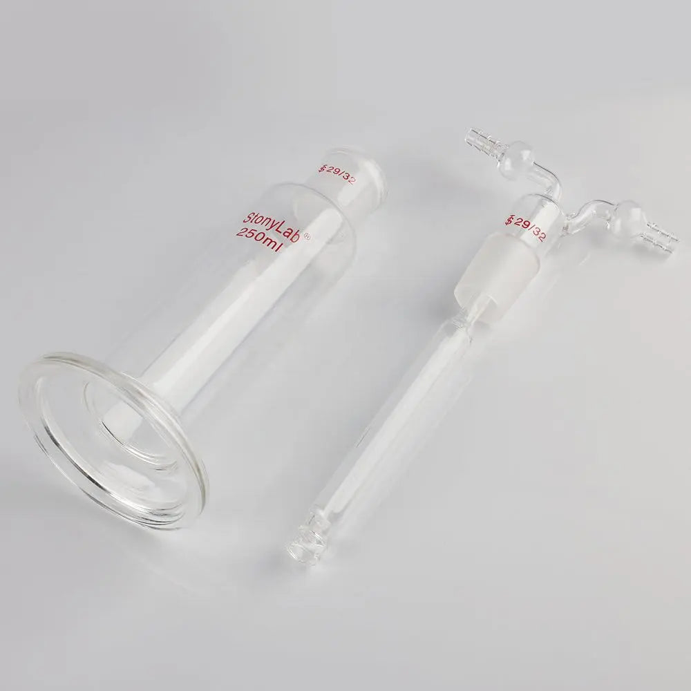 Comprehensive product view and setup components for StonyLab Gas Washing Bottle with Vent Hole