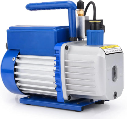 3.5 CFM 5 Pa 1/4 HP Single Stage Rotary Vane Vacuum Pump with Solenoid Valve Pumps