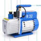 3.5 CFM 5 Pa 1/4 HP Single Stage Rotary Vane Vacuum Pump with Solenoid Valve Pumps