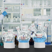 Comprehensive product view and setup components for StonyLab 4-Neck Round Bottom Flask