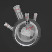 Alternative angle showing underlying build quality of StonyLab 4-Neck Round Bottom Flask