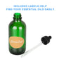 4 Pack Glass Dropper Bottle with Inner Plug and Label (120 ml, Green) Bottles - Dropper Bottles