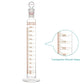 Graduated Cylinder with 24/40 Joint and Head Stopper Cylinders