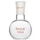 Single Neck Flat Bottom Flask, 24/40 Joint, 50-5000 ml - StonyLab Flasks - Flat Bottom 125-ml