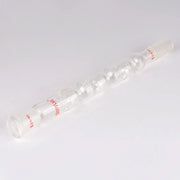 Detailed structural assembly component for StonyLab Glass 3 Section Snyder Distilling Column with 24