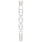 Glass 3 Section Snyder Distilling Column with 24/40 Joints, 300 mm Length - StonyLab Chromatography - Columns 300-mm