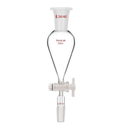 Comprehensive product view and setup components for StonyLab Separatory Funnel with PTFE Stopcock