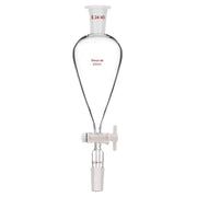 Comprehensive product view and setup components for StonyLab Separatory Funnel with PTFE Stopcock