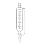 Pressure Equalizing Graduated Addition Funnel with 24/40 Joints, PTFE Stopcock, 50-500 ml Funnels - Glass/Powder/Weighing/Equalizing