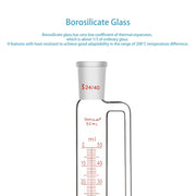 StonyLab Pressure Equalizing Graduated Addition Funnel with 24 heavy duty chemical processing configuration