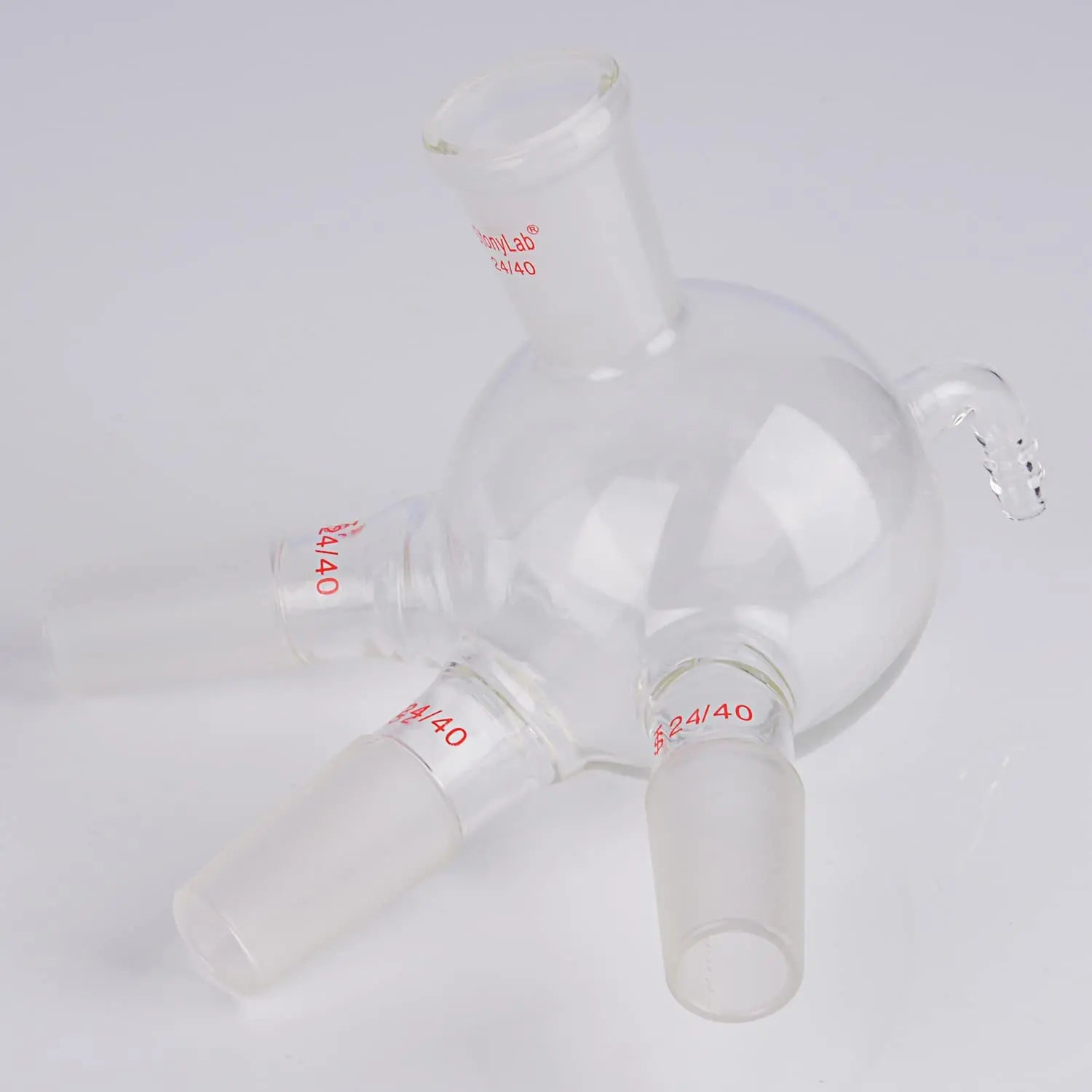 Comprehensive product view and setup components for StonyLab Glass Distilling Receiver
