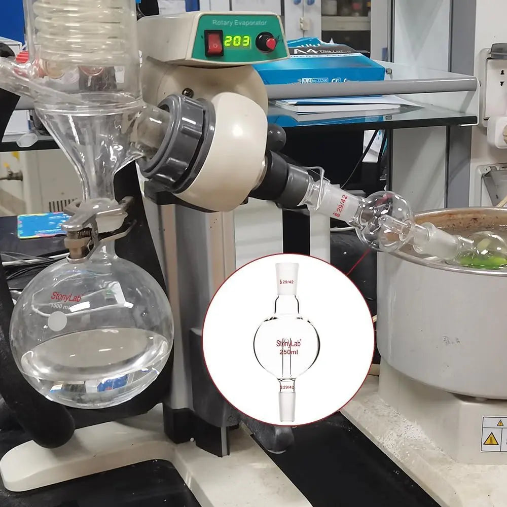 Rotary Evaporator Bump Trap 24/40 Outer Upper Joint, Standard Inner Lower Joint, Distilling Adapter Adapters - Distilling