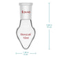 Single Neck Recovery Flask, 24/40 Standard Joint, 10-1000 ml - StonyLab Flasks - Recovery 10-ml