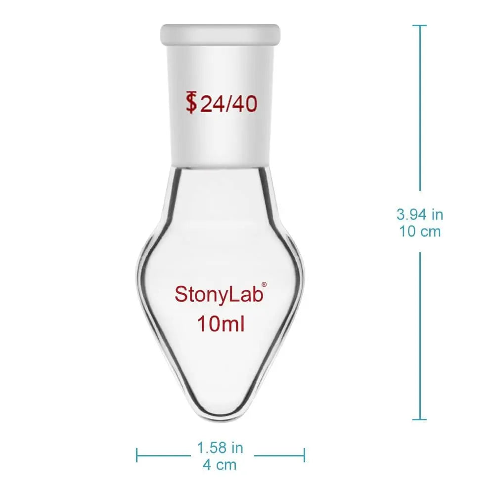 Single Module Flask Recovery Flask, Single Neck Glass Rotary Evaporator Flask - StonyLab