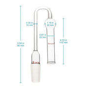 Close-up view showing the precise design and material of StonyLab 360 Degrees Drying Tube