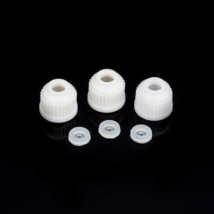 Plastic Screw Caps for Thermometer Inlet Adapter 14/20, 19/22 and 24/40 Caps Sleeves