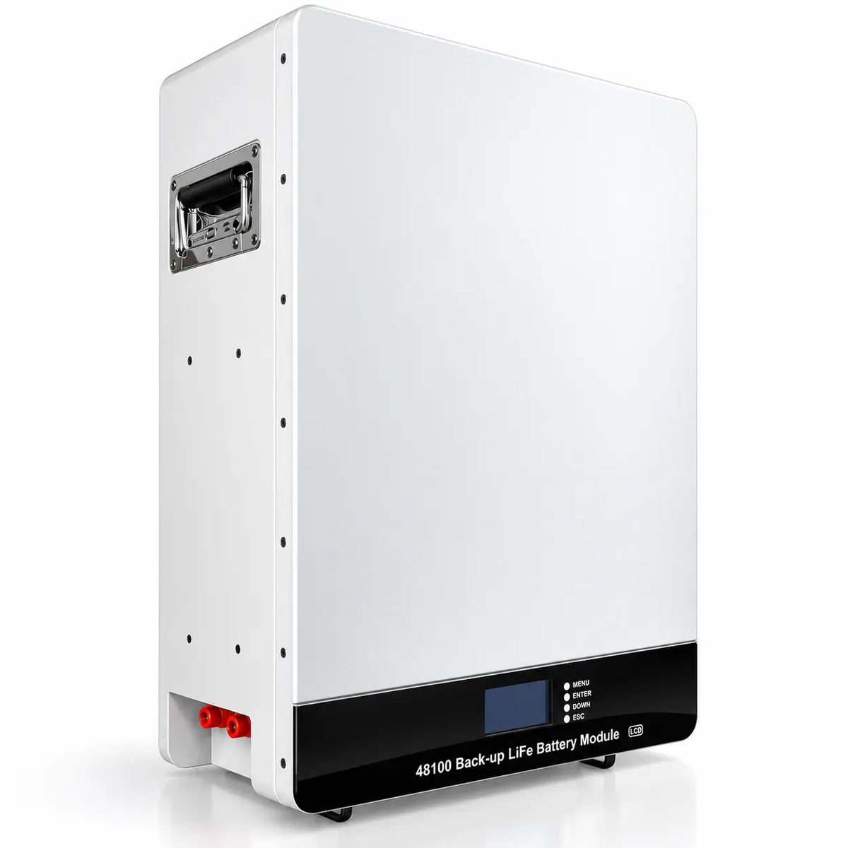 48 V (51.2 V) LiFePO₄ wall-mounted energy storage system, 100–300 Ah, 5–15 kWh, with built-in BMS and smart monitoring StonyLab