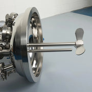 5 L jacketed 316L stainless steel reactor with mechanical stirrer and shell-and-tube condenser for laboratory chemical synthesis StonyLab