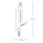 Graduated Pressure Equalizing Addition Funnel, 24/40 Joint,50/100/500 ml Funnels - Glass/Powder/Weighing/Equalizing 100-ml