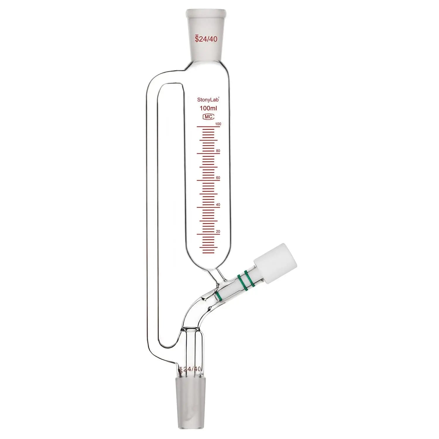 StonyLab Graduated Pressure Equalizing Addition Funnel for professional laboratory applications